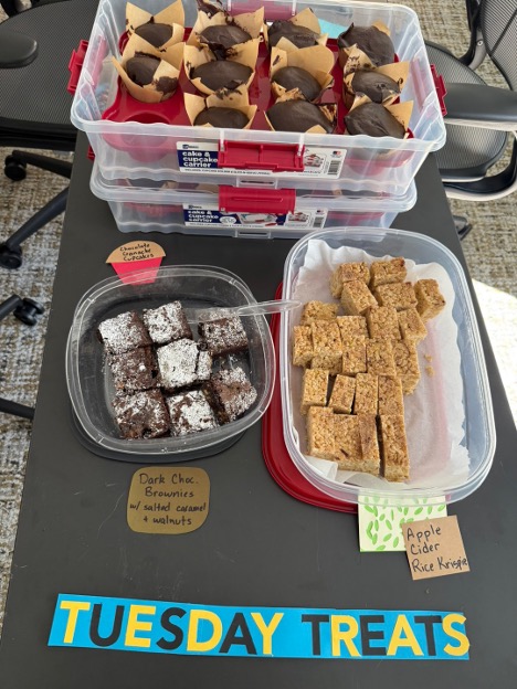 BakedGoods on a table