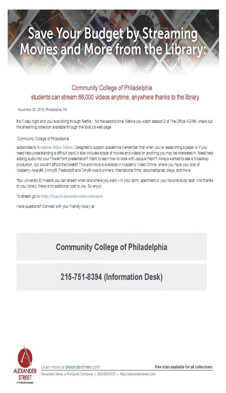 Academic Video Online