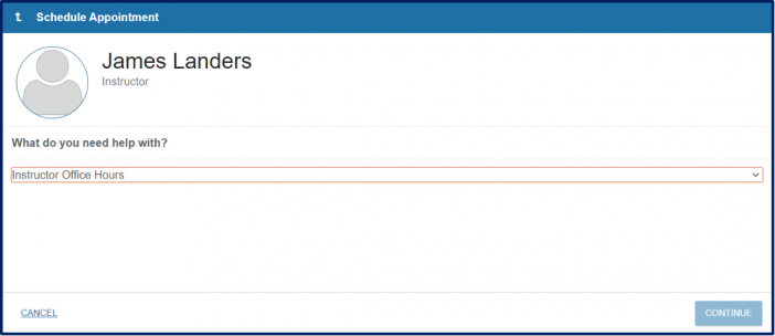 Click on Instructor.