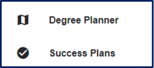 Degree Planner and Success Plans tabs.