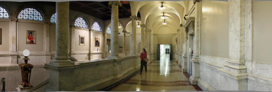 Upstairs Mint Lobby at CCP.